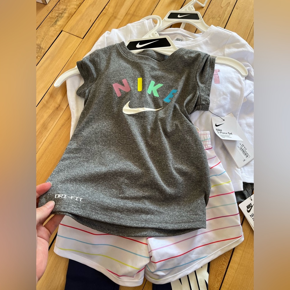 Rainbow Nike Short Set